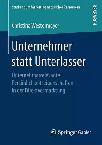 Unternehmer statt Unterlasser cover
