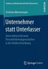 Unternehmer statt Unterlasser cover