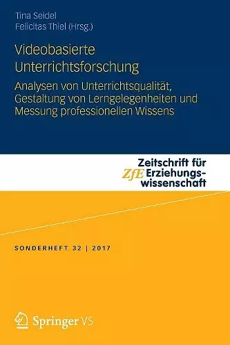 Videobasierte Unterrichtsforschung cover