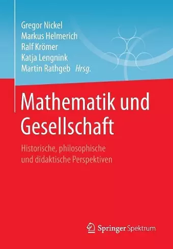 Mathematik Und Gesellschaft cover