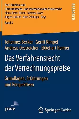 Das Verfahrensrecht der Verrechnungspreise cover