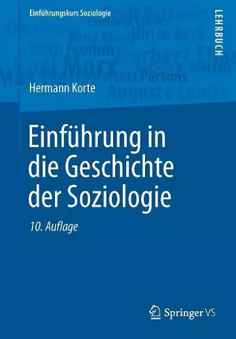 Einführung in die Geschichte der Soziologie cover
