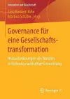 Governance für eine Gesellschaftstransformation cover