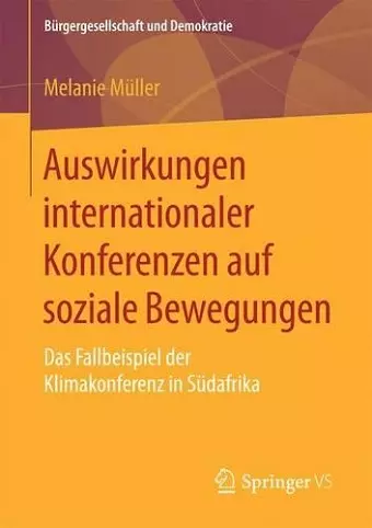 Auswirkungen Internationaler Konferenzen Auf Soziale Bewegungen cover