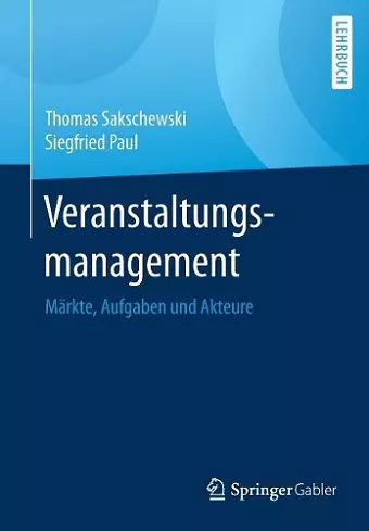 Veranstaltungsmanagement cover