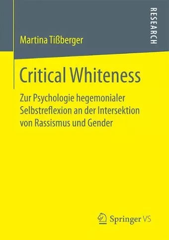 Critical Whiteness cover