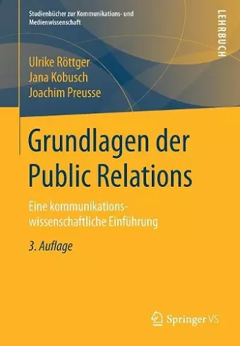 Grundlagen Der Public Relations cover