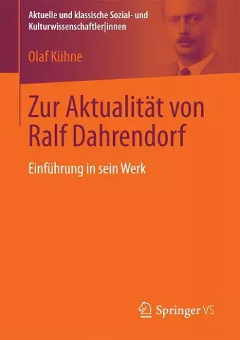 Zur Aktualität von Ralf Dahrendorf cover