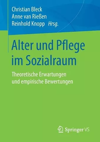 Alter und Pflege im Sozialraum cover