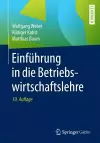 Einführung in die Betriebswirtschaftslehre cover