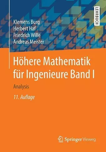 Höhere Mathematik für Ingenieure Band I cover