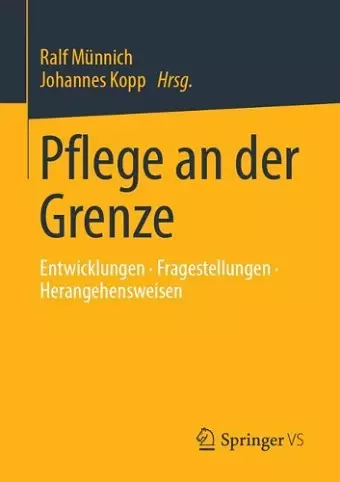 Pflege an der Grenze cover