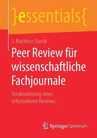 Peer Review für wissenschaftliche Fachjournale cover