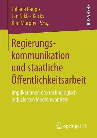 Regierungskommunikation und staatliche Öffentlichkeitsarbeit cover