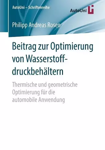 Beitrag zur Optimierung von Wasserstoffdruckbehältern cover