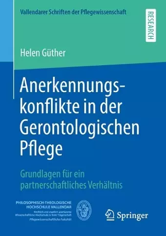Anerkennungskonflikte in der Gerontologischen Pflege cover