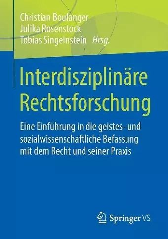 Interdisziplinäre Rechtsforschung cover