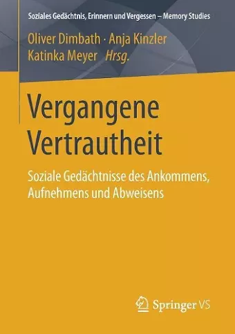 Vergangene Vertrautheit cover