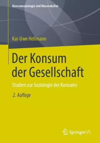 Der Konsum der Gesellschaft cover