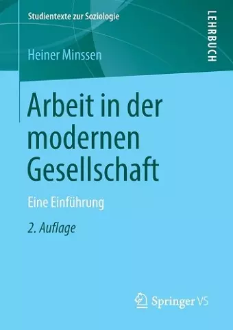 Arbeit in der modernen Gesellschaft cover