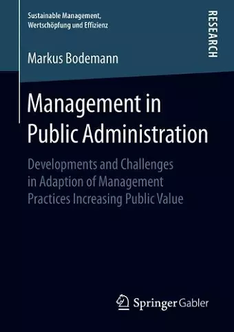 Management in Public Administration cover