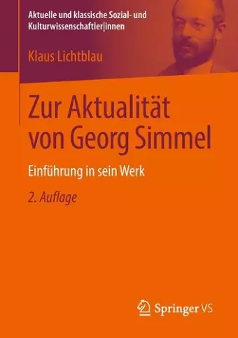 Zur Aktualität von Georg Simmel cover