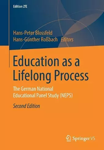 Education as a Lifelong Process cover