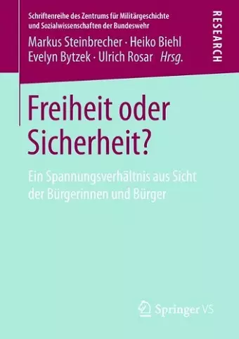 Freiheit oder Sicherheit? cover