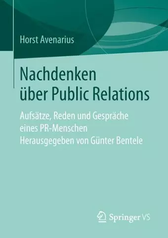 Nachdenken über Public Relations cover