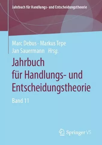 Jahrbuch für Handlungs- und Entscheidungstheorie cover
