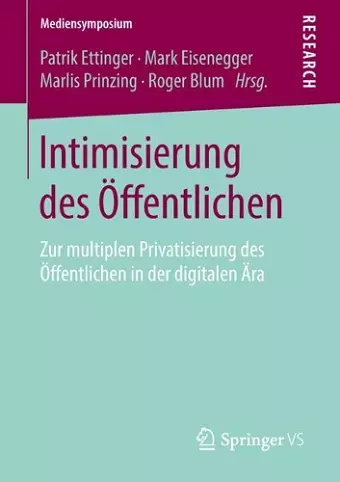Intimisierung des Öffentlichen cover