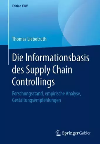 Die Informationsbasis des Supply Chain Controllings cover