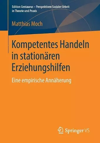 Kompetentes Handeln in stationären Erziehungshilfen cover