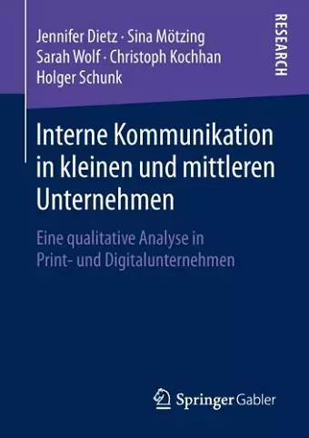 Interne Kommunikation in kleinen und mittleren Unternehmen cover