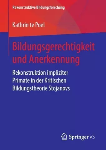 Bildungsgerechtigkeit und Anerkennung cover