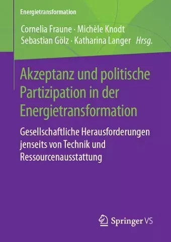 Akzeptanz und politische Partizipation in der Energietransformation cover