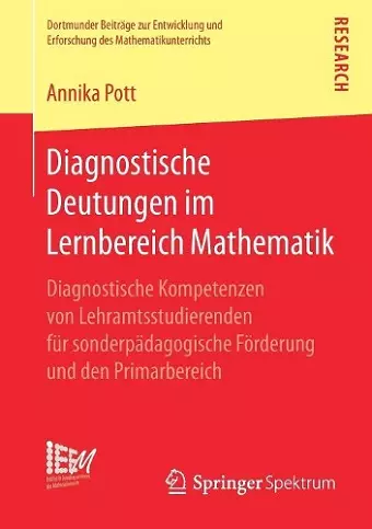 Diagnostische Deutungen im Lernbereich Mathematik cover
