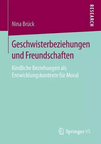 Geschwisterbeziehungen und Freundschaften cover