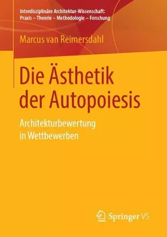 Die Ästhetik der Autopoiesis cover