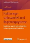 Fraktionsgeschlossenheit und Regierungssysteme cover
