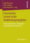 Forschendes Lernen in der Studieneingangsphase cover