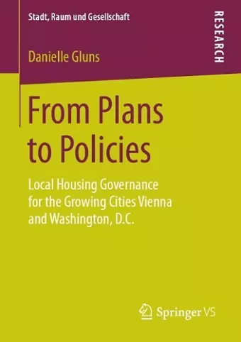 From Plans to Policies cover