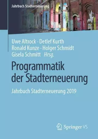 Programmatik der Stadterneuerung cover