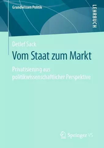 Vom Staat zum Markt cover