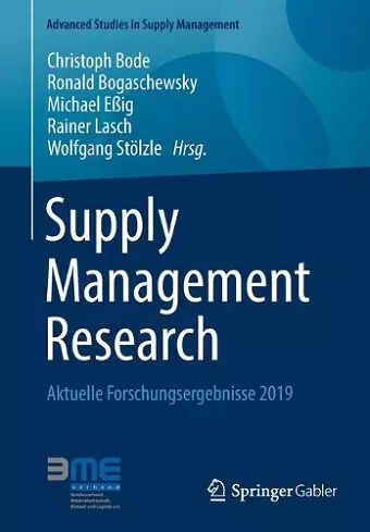 Supply Management Research cover