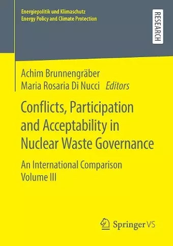 Conflicts, Participation and Acceptability in Nuclear Waste Governance cover