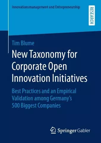 New Taxonomy for Corporate Open Innovation Initiatives cover