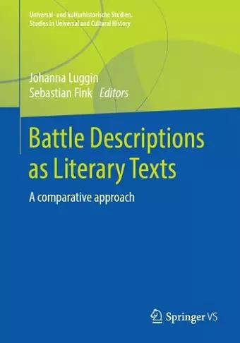 Battle Descriptions as Literary Texts cover