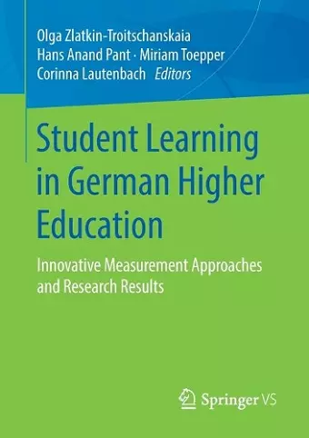 Student Learning in German Higher Education cover