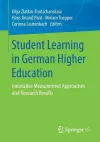 Student Learning in German Higher Education cover